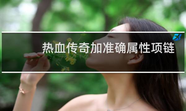 热血传奇加准确属性项链