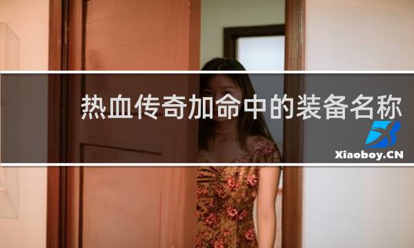 热血传奇加命中的装备名称