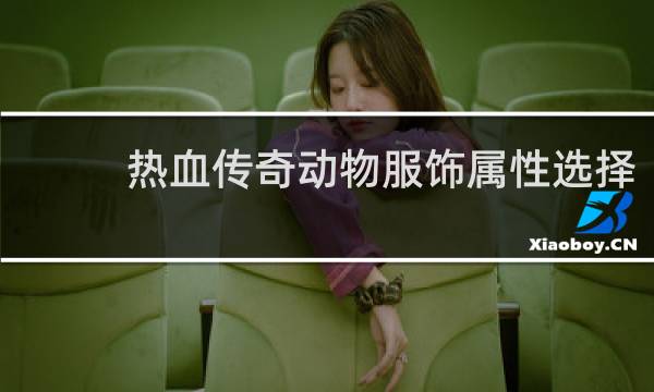 热血传奇动物服饰属性选择