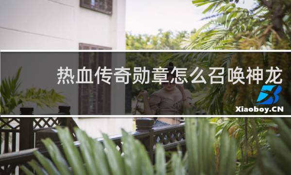 热血传奇勋章怎么召唤神龙