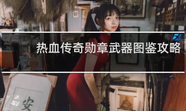 热血传奇勋章武器图鉴攻略
