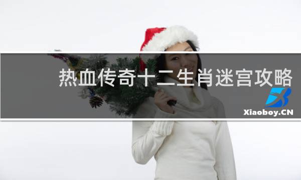 热血传奇十二生肖迷宫攻略