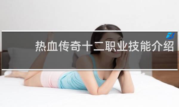 热血传奇十二职业技能介绍
