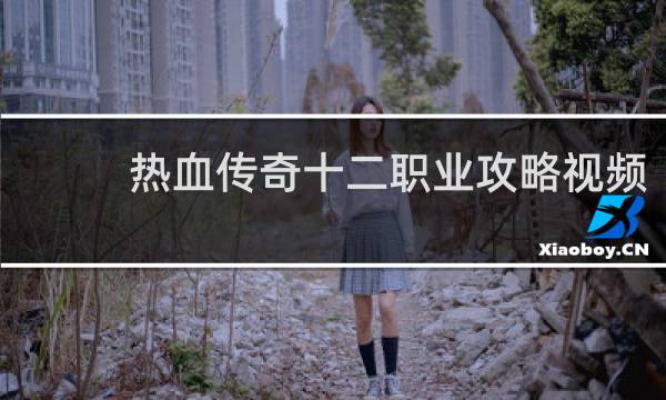 热血传奇十二职业攻略视频