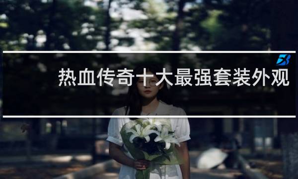 热血传奇十大最强套装外观