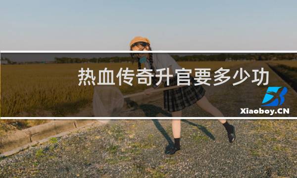 热血传奇升官要多少功