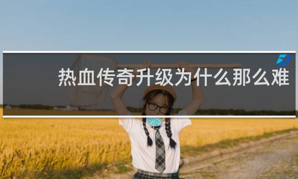 热血传奇升级为什么那么难