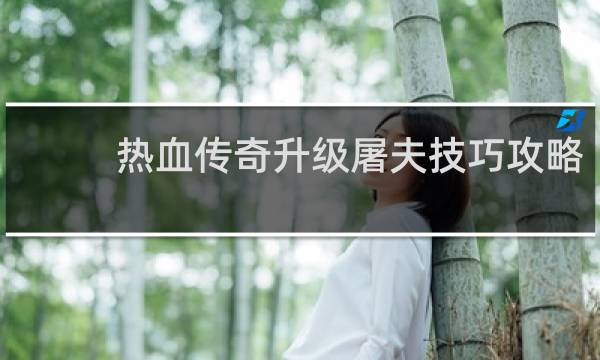 热血传奇升级屠夫技巧攻略