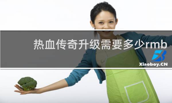 热血传奇升级需要多少rmb