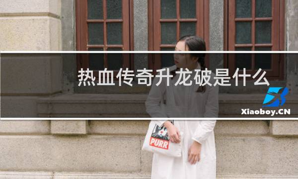 热血传奇升龙破是什么