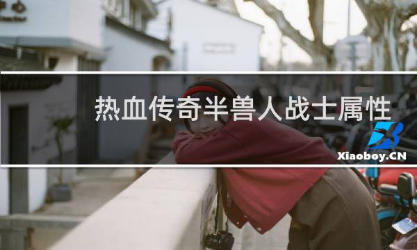 热血传奇半兽人战士属性