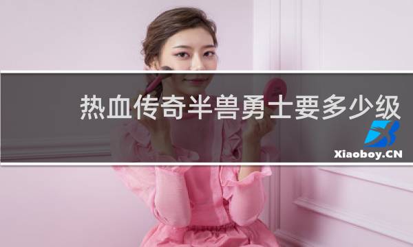 热血传奇半兽勇士要多少级