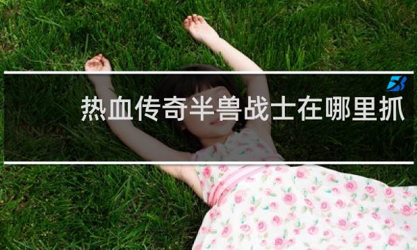 热血传奇半兽战士在哪里抓