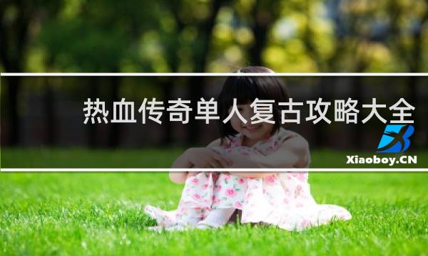 热血传奇单人复古攻略大全