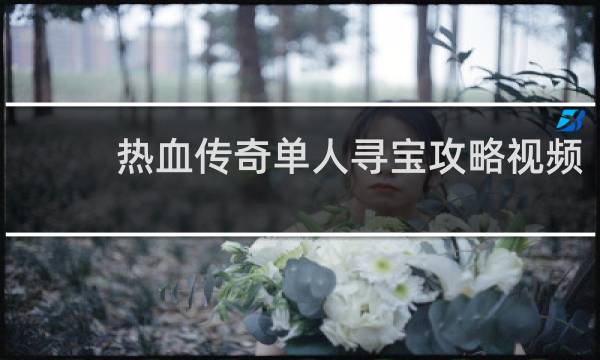 热血传奇单人寻宝攻略视频