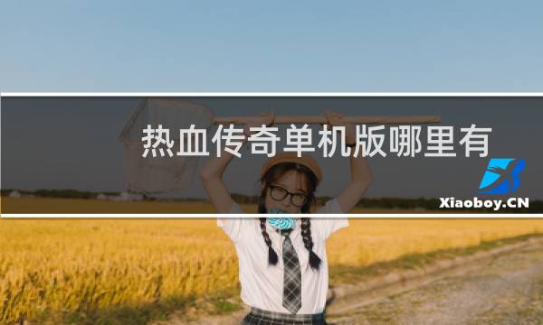热血传奇单机版哪里有