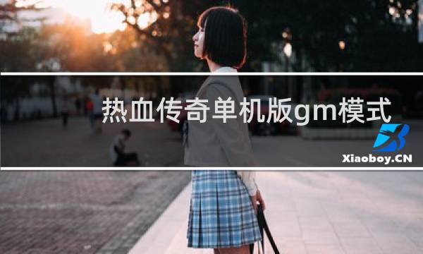 热血传奇单机版gm模式