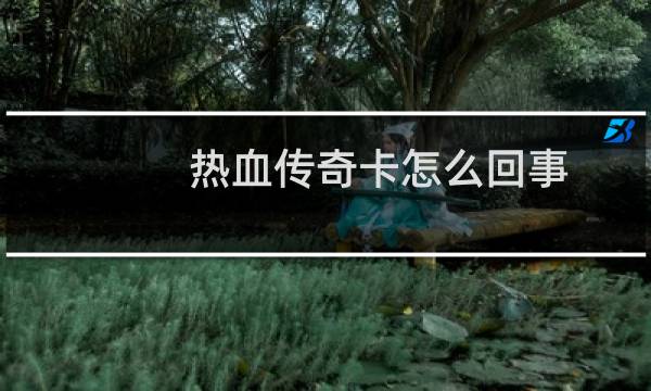热血传奇卡怎么回事