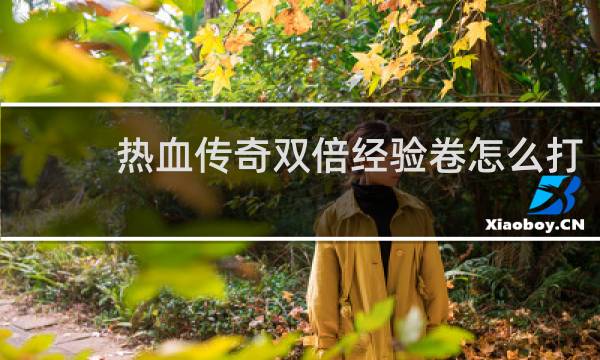热血传奇双倍经验卷怎么打
