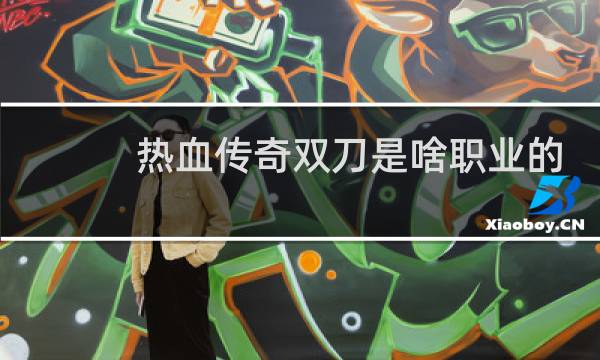 热血传奇双刀是啥职业的