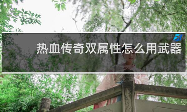 热血传奇双属性怎么用武器