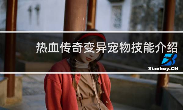 热血传奇变异宠物技能介绍