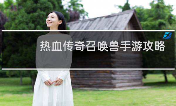 热血传奇召唤兽手游攻略