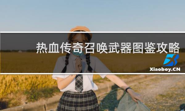 热血传奇召唤武器图鉴攻略