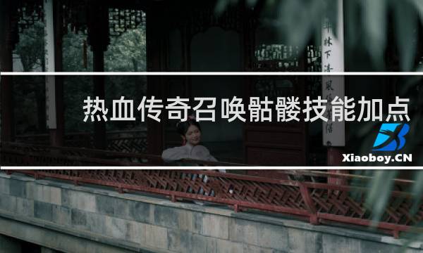 热血传奇召唤骷髅技能加点