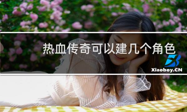 热血传奇可以建几个角色