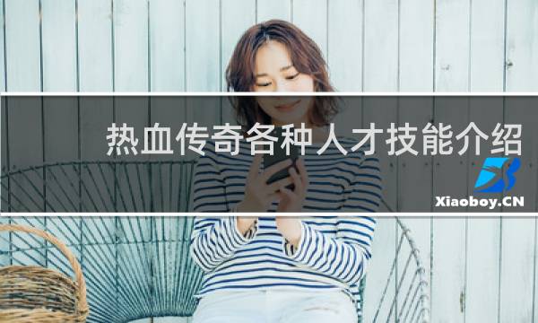 热血传奇各种人才技能介绍