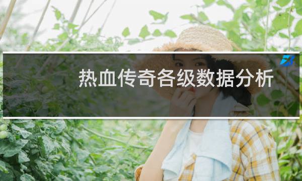 热血传奇各级数据分析