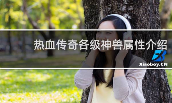 热血传奇各级神兽属性介绍