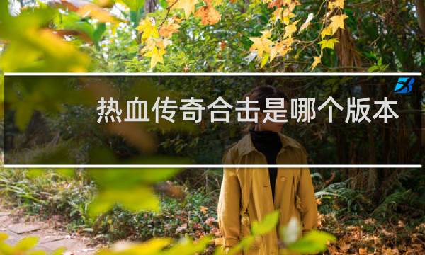 热血传奇合击是哪个版本