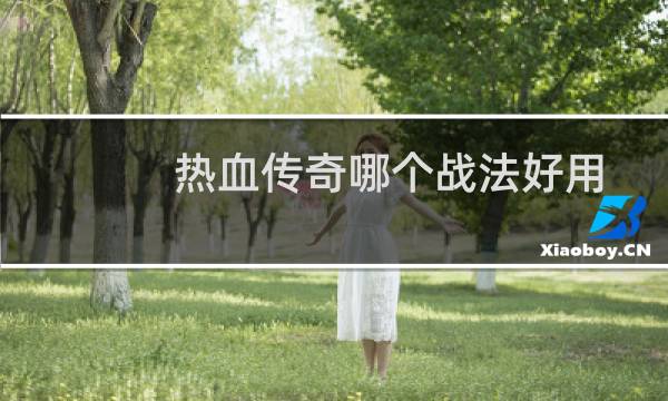 热血传奇哪个战法好用