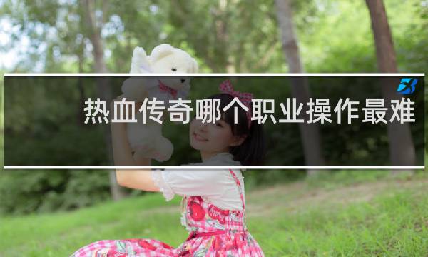 热血传奇哪个职业操作最难