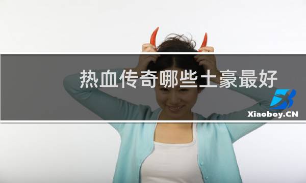 热血传奇哪些土豪最好