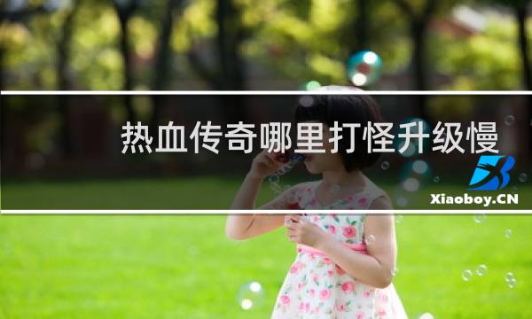 热血传奇哪里打怪升级慢