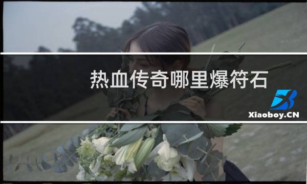 热血传奇哪里爆符石