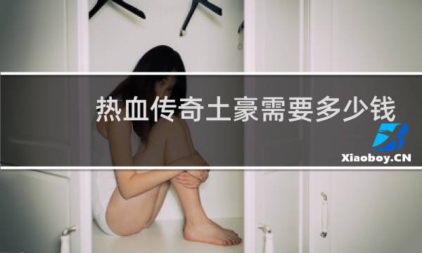 热血传奇土豪需要多少钱