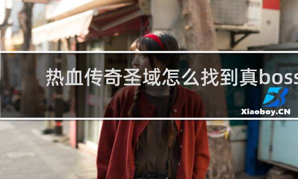 热血传奇圣域怎么找到真boss