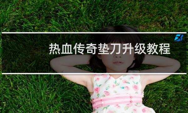 热血传奇垫刀升级教程
