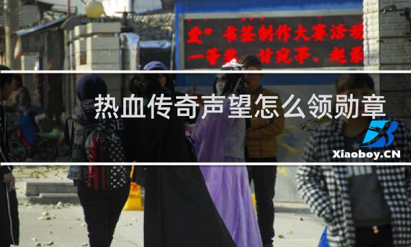 热血传奇声望怎么领勋章