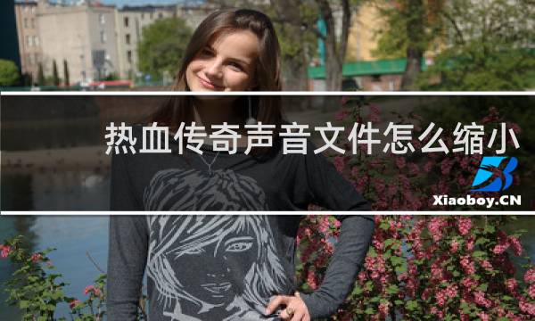 热血传奇声音文件怎么缩小
