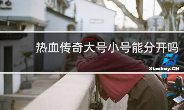 热血传奇大号小号能分开吗