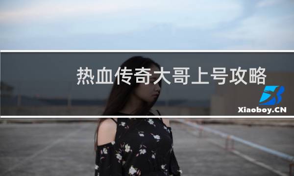 热血传奇大哥上号攻略
