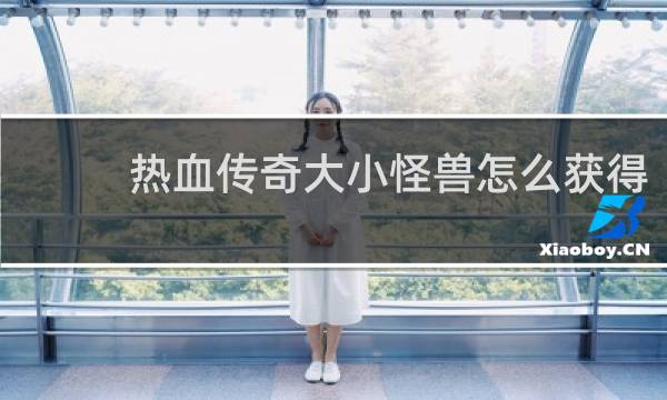 热血传奇大小怪兽怎么获得