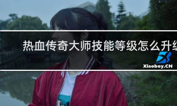 热血传奇大师技能等级怎么升级