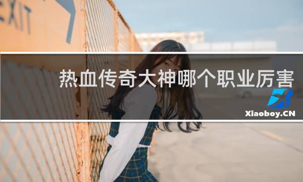 热血传奇大神哪个职业厉害