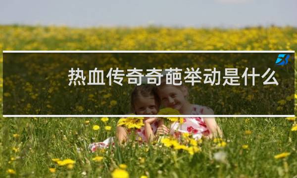 热血传奇奇葩举动是什么